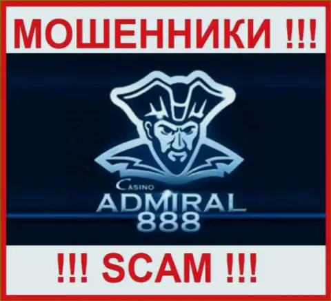 Логотип МОШЕННИКА Admiral888 Com