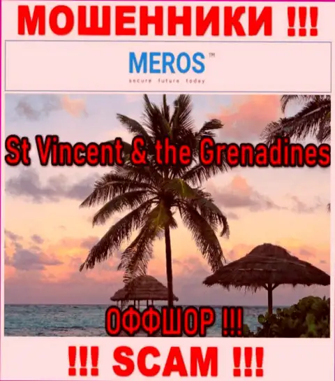 St Vincent & the Grenadines - официальное место регистрации конторы MerosTM
