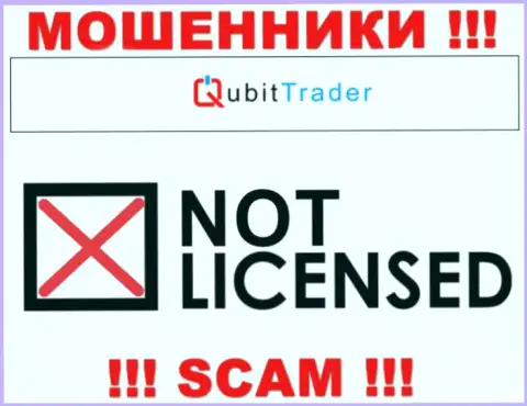 У ШУЛЕРОВ Кубит Трейдер Лтд отсутствует лицензия - осторожно !!! Обувают клиентов