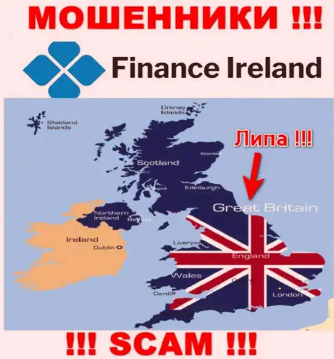 Кидалы Finance-Ireland Com не публикуют правдивую информацию касательно их юрисдикции