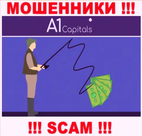 Не ведитесь на замануху интернет-мошенников из организации A1 Capitals, разведут на деньги в два счета