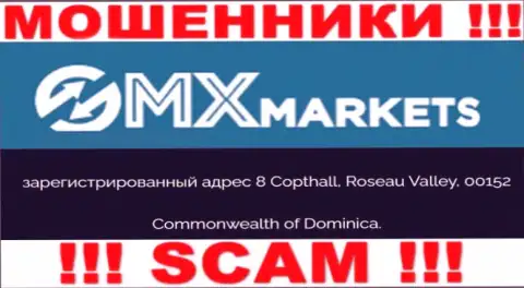ГМХ Маркетс это МОШЕННИКИGMX MarketsЗарегистрированы в оффшоре по адресу: 8 Copthall, Roseau Valley, 00152 Commonwealth of Dominica