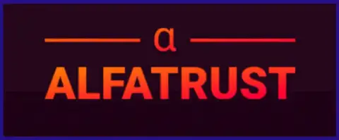 Официальный логотип Forex дилинговой компании AlfaTrust