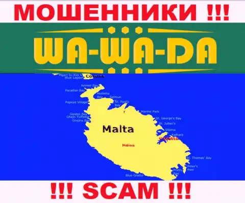 Malta - именно здесь официально зарегистрирована компания Wa Wa Da
