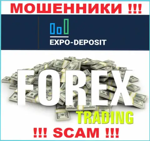 Forex - это сфера деятельности противозаконно действующей конторы Expo Depo Com